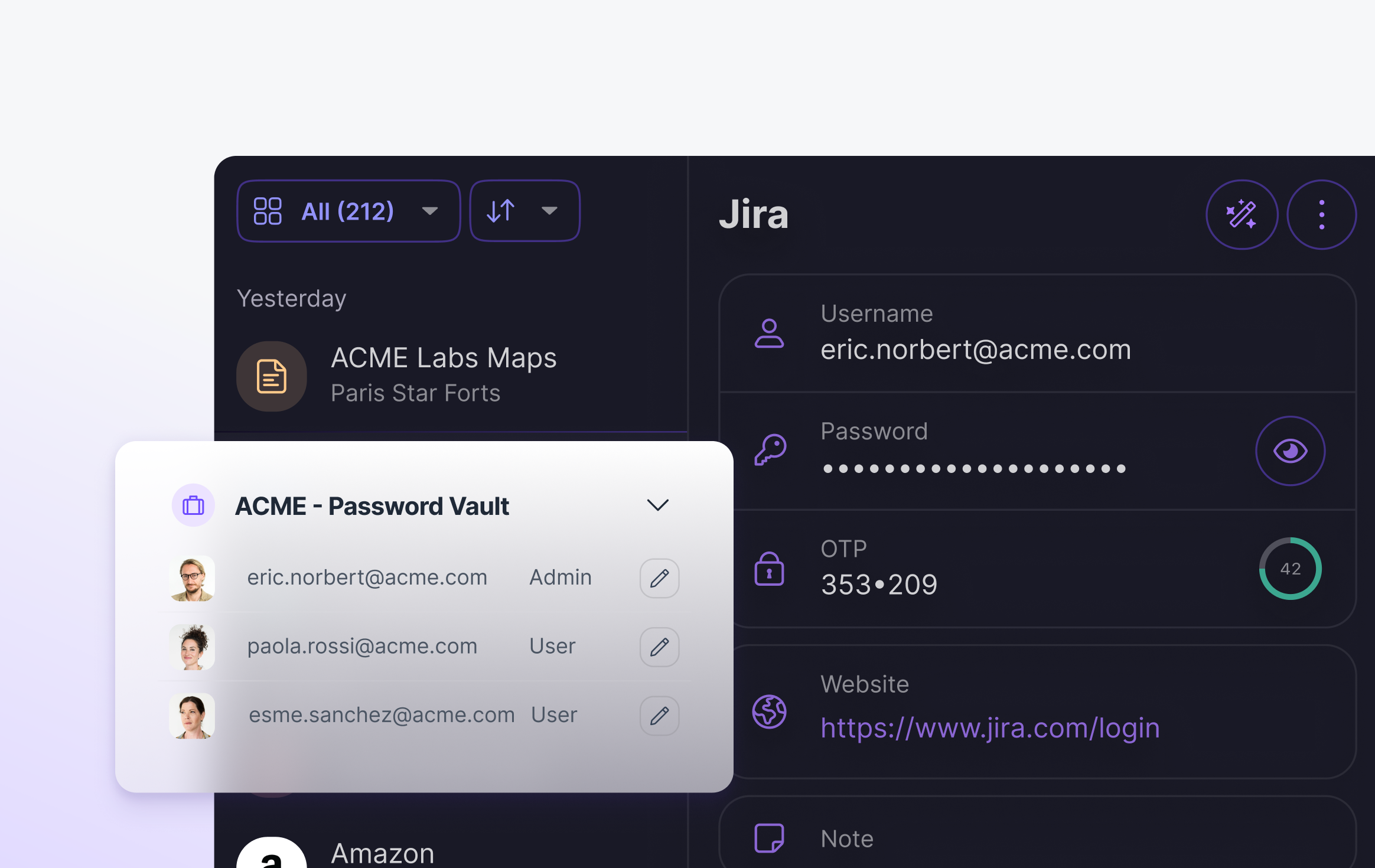 screenshot of Proton Pass
